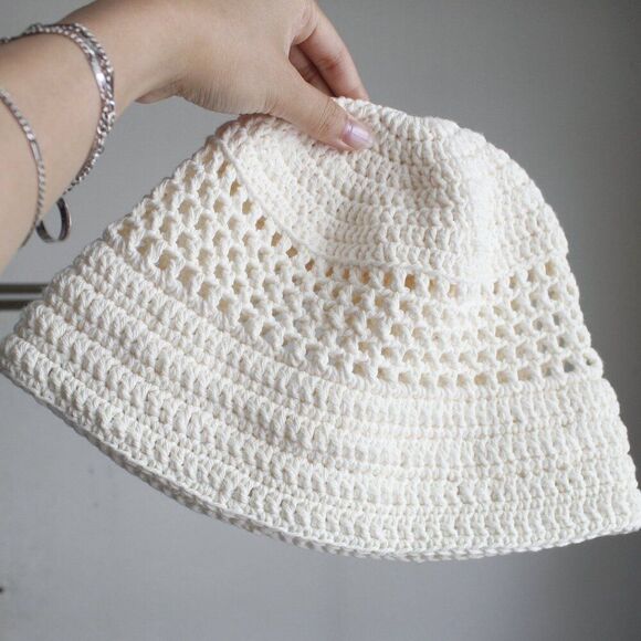 Crochet Bucket Hat - Picture 4 of 4